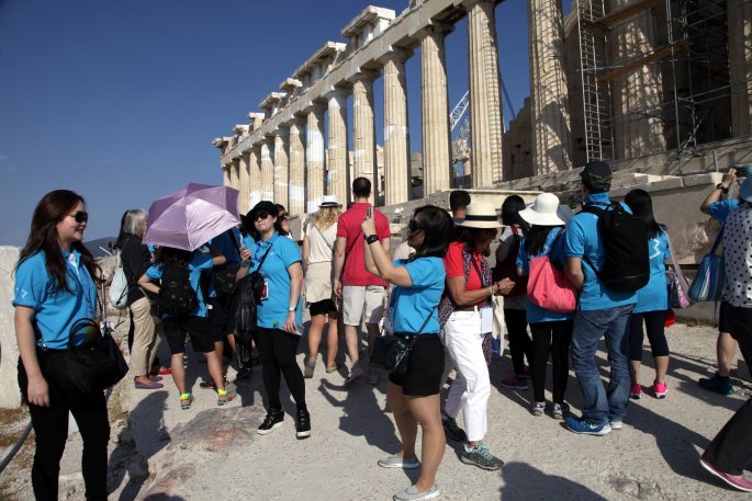 Κινέζοι τουρίστες στην Αθήνα